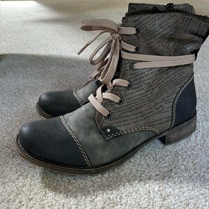 Rieker Rauch Smoke Iron boots